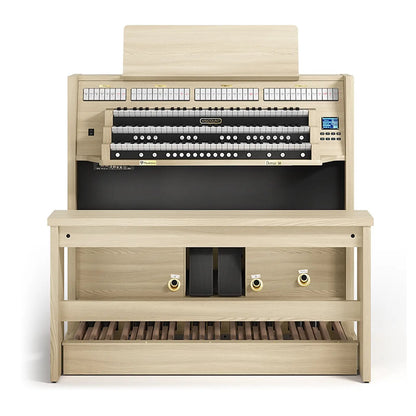 Viscount Domus S8 – Orga de biserică digitală cu 3 claviaturi, pedalier cu 32 de note, 45 de registre + 4 voci orchestrale