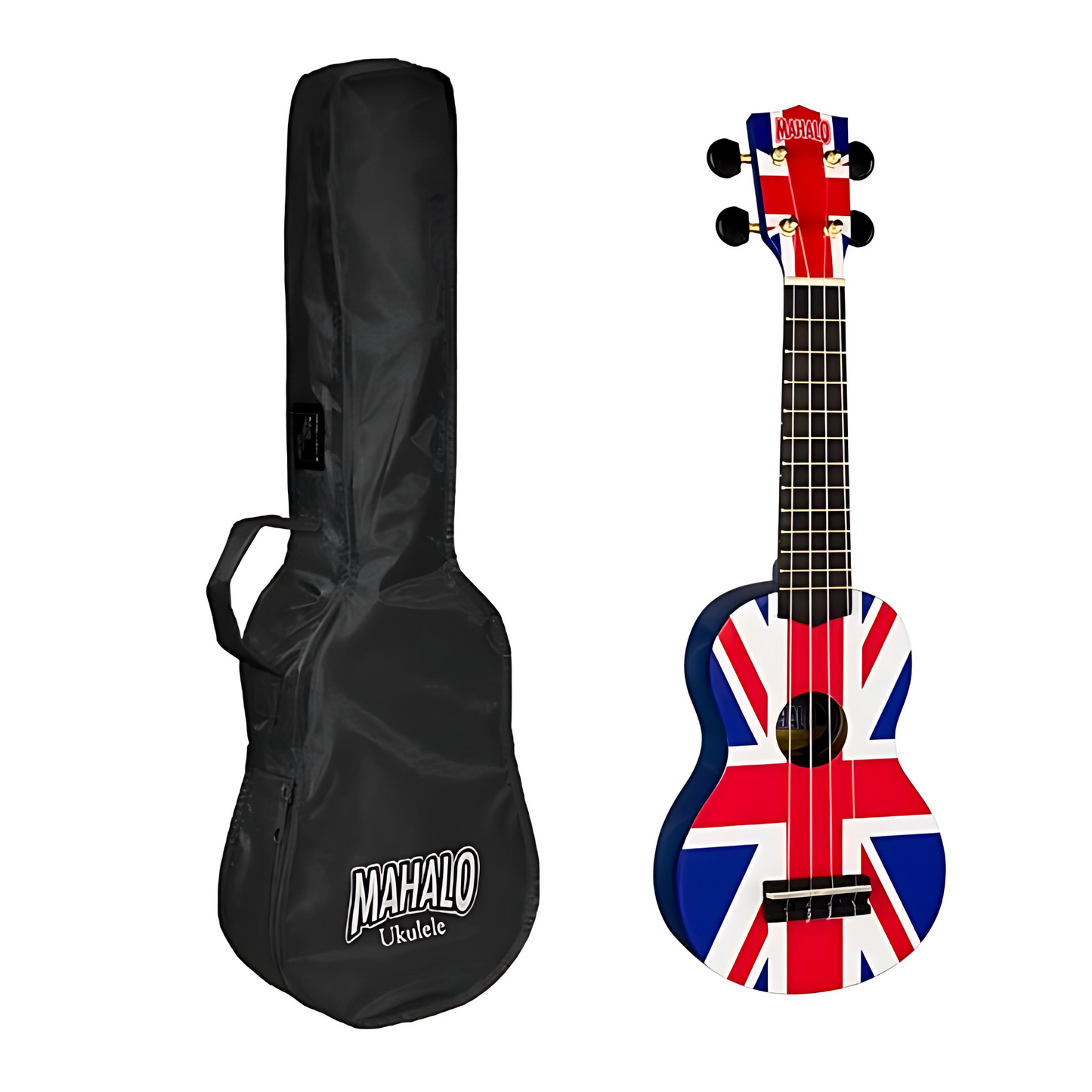 Mahalo U/UK – Set ukulele sopran, 4 corzi, cu husă