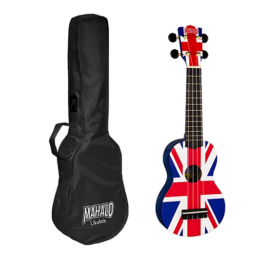 Mahalo U/UK – Set ukulele sopran, 4 corzi, cu husă