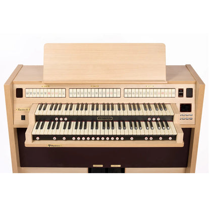 Viscount Maestro 40 – Orga de biserică digitală cu 2 claviaturi, pedalier cu 32 de note, 34 de registre + 4 voci orchestrale, Physis Plus