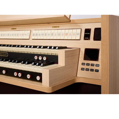 Viscount Maestro 40 – Orga de biserică digitală cu 2 claviaturi, pedalier cu 32 de note, 34 de registre + 4 voci orchestrale, Physis Plus