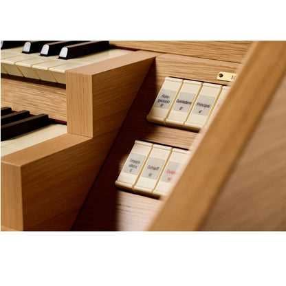 Viscount Maestro 70 Dlx – Orga de biserică digitală cu 3 claviaturi, pedalier cu 32 de note, 51 de registre + voci orchestrale, Physis Plus