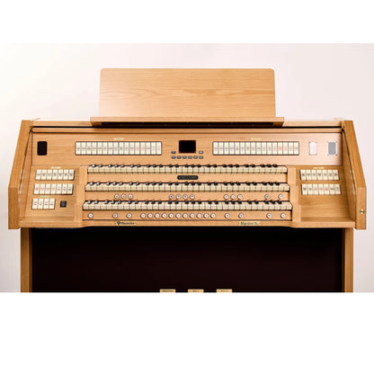 Viscount Maestro 70 Dlx – Orga de biserică digitală cu 3 claviaturi, pedalier cu 32 de note, 51 de registre + voci orchestrale, Physis Plus