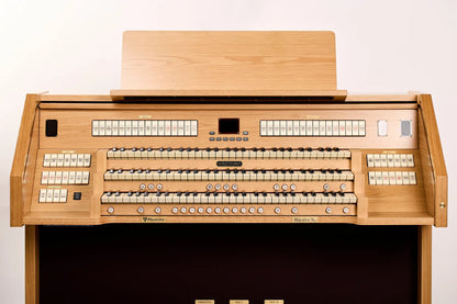 Viscount Maestro 70 Dlx – Orga de biserică digitală cu 3 claviaturi, pedalier cu 32 de note, 51 de registre + voci orchestrale, Physis Plus