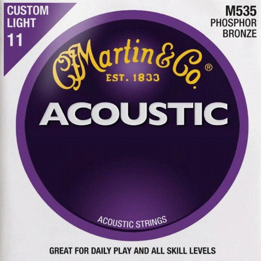 Martin MA535 Set corzi chitară acustică custom light