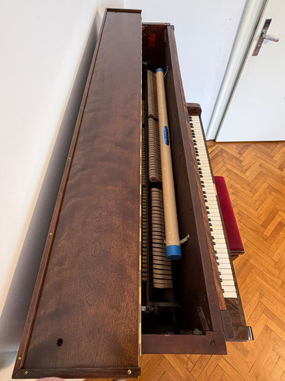 Pianină acustică Morgenstern an 1920, complet recondiționată, componente noi, stare excelenta