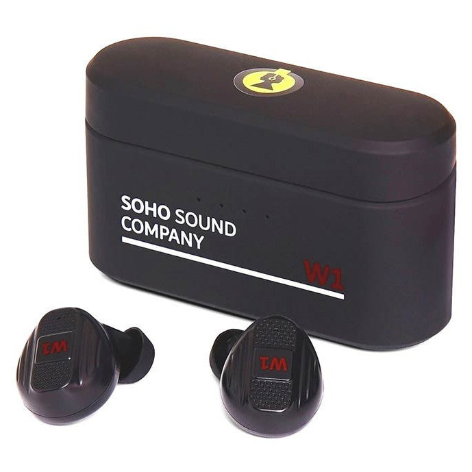 SOHO W1BK Casti wireless, power bank, control touch, negru