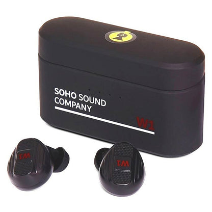SOHO W1BK Casti wireless, power bank, control touch, negru