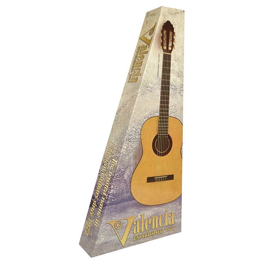 Valencia VC404 Chitară clasică 4/4, molid Sitka & mahon, finisaj vintage natural