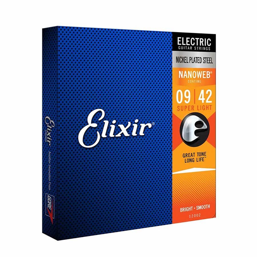 Elixir Nanoweb EL12002 Set 6 corzi chitară electrică 009-042