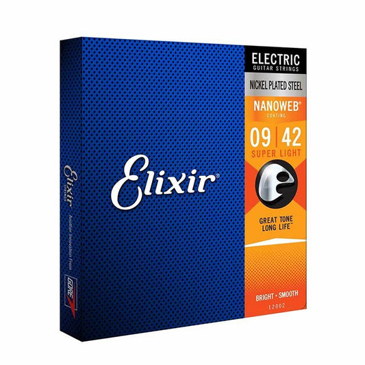 Elixir Nanoweb EL12002 Set 6 corzi chitară electrică 009-042