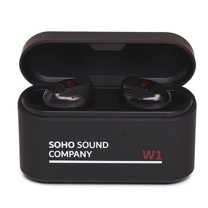 SOHO W1BK Casti wireless, power bank, control touch, negru