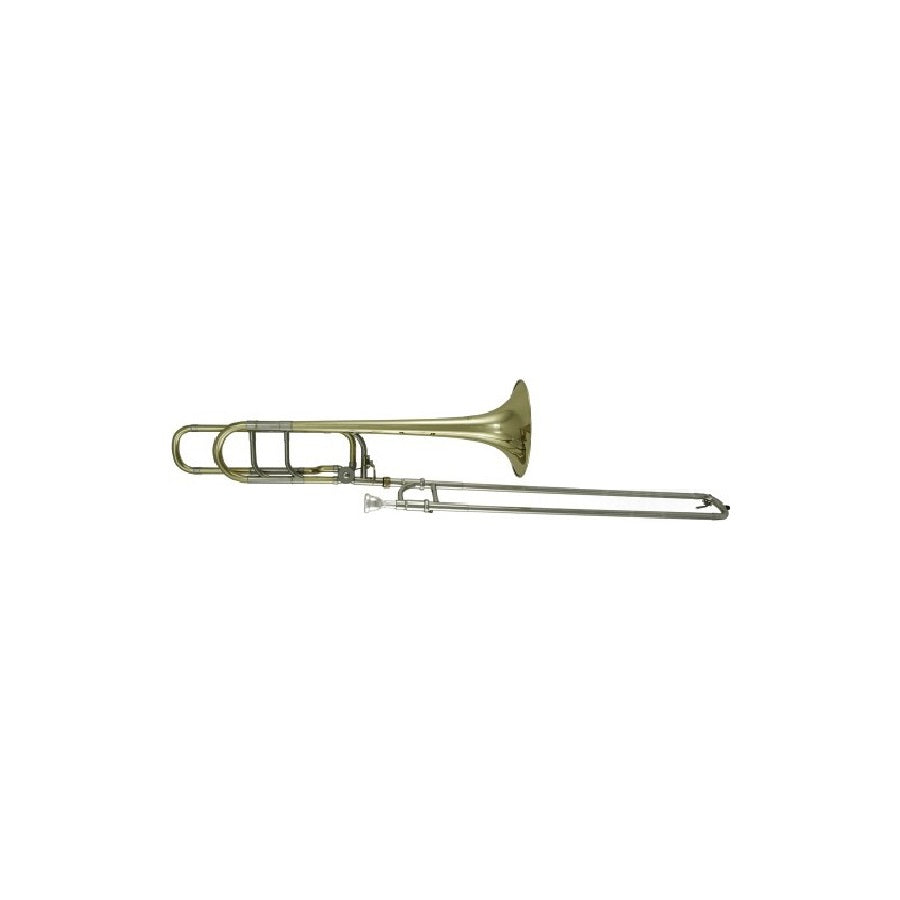 Roy Benson TT142F Trombon tenor în Sib/Fa, cu valvă Fa, lăcuit, toc rigid inclus