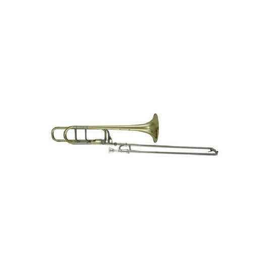 Roy Benson TT142F Trombon tenor în Sib/Fa, cu valvă Fa, lăcuit, toc rigid inclus