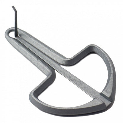 Schwarz JH016 Drâmbă, finisaj argintiu mat, 97 mm