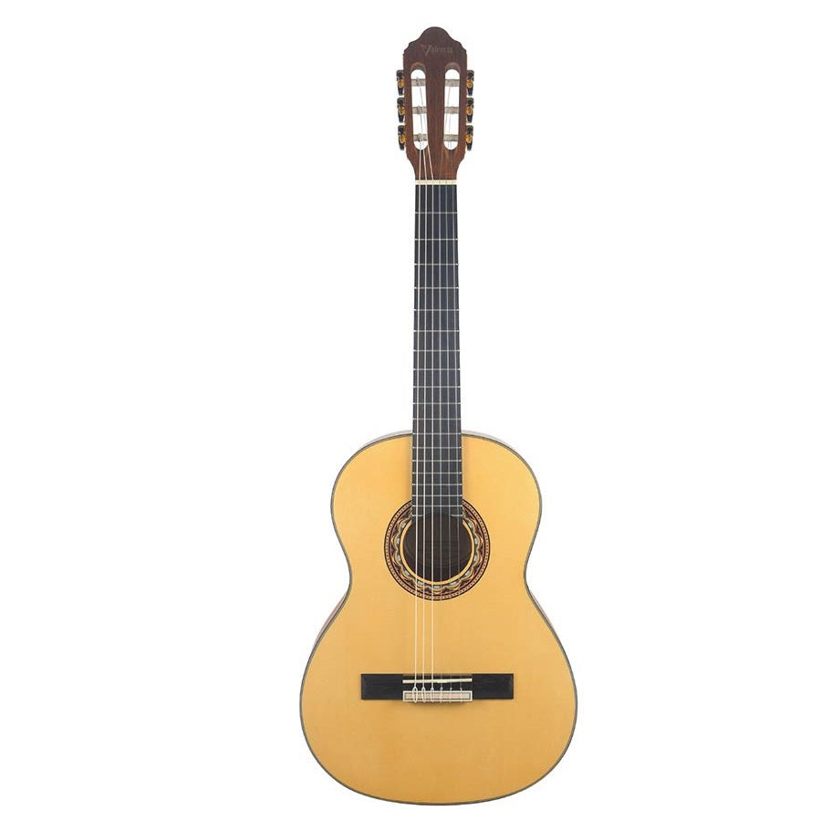 Valencia VC303 Chitară clasică 3/4, top molid Sitka, mahon, finisaj satin natural