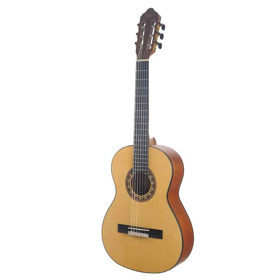 Valencia VC303 Chitară clasică 3/4, top molid Sitka, mahon, finisaj satin natural