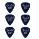 198035160206 Fender Set pene de chitara 351 shape premium 6 bucati, extra heavy blue