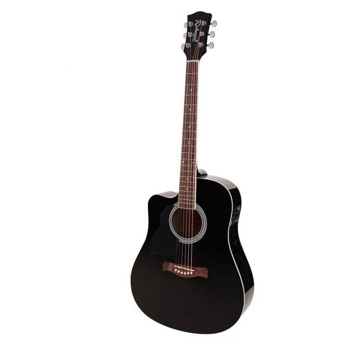 RD12LCEBK Richwood Chitara electro-acustica stangaci neagra