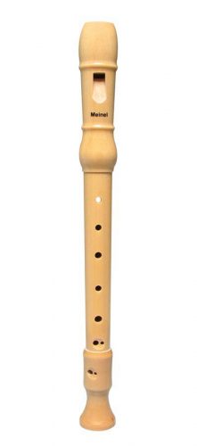 MNL221 Meinel Blockflute fluier sopran, Do-C, german, negru