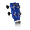 UKS30L-BU Korala Set ukulele sopran pentru stangaci