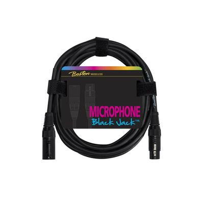 MC2202 Boston Black Jack Cablu microfon XLR-XLR, 2m