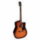 GSD60CESB Nashville Chitara electro-acustica dreadnought/cutaway sunburst EQ activ