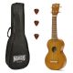 MK1TBR Mahalo Kahiko Set ukulele sopran maro transparent 52cm pene