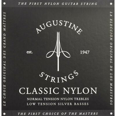 AUCLBK Augustine Set corzi chitara clasica negru