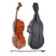 LC1044 Leonardo  Set violoncel natur 4/4 arcus husa fixuri