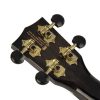 MH2TBK Mahalo Hano Set ukulele concert negru transparent