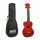 MH2TWR Mahalo Hano Set ukulele concert rosu transparent