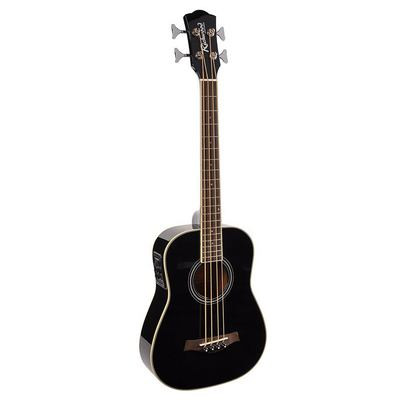 RTB80BK Richwood chitara Bas acustic de călătorie, scară de 620 mm