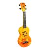 MD1HBORB Mahalo Designer Hibiscus Set ukulele portocaliu burst