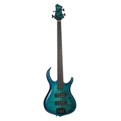 M7A4FTBL Sire Chitara bas M7 2nd Gen Marcus Miller fretless 4 corzi, albastru transparent