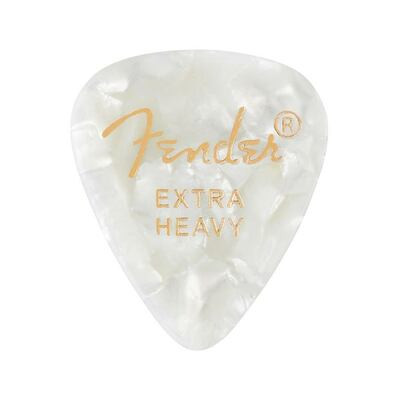 1980351605 Fender Pana chitara premium, alb, extra heavy