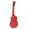 UKS15RD Korala Set ukulele sopran 3 pene, rosu mat, fara husa