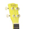 UKS15YE Korala Set ukulele sopran negru mat, fara husa, 3 pene