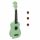 UKS15GN Korala Set ukulele sopran 3 pene, verde mat, fara husa