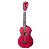 ML2CR Mahalo Set ukulele concert  finisaj rosu Cherry Red, 3 pene, cu husa