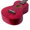 ML2CR Mahalo Set ukulele concert  finisaj rosu Cherry Red, 3 pene, cu husa