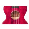 ML2CR Mahalo Set ukulele concert  finisaj rosu Cherry Red, 3 pene, cu husa