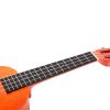 ML2OS Mahalo Set ukulele concert finisaj portocaliu Orange Sunset, 3 pene, cu husa