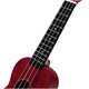 MS1TRD Mahalo Slimline Ukulele sopran rosu transparent, husa