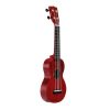 MS1TRD Mahalo Slimline Ukulele sopran rosu transparent, husa