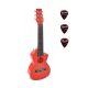 PUG40ERD Korala Set guitarlele electric, policarbonat, rosu