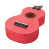  ML1CP Mahalo Set ukulele sopran finisaj roz Coral Pink, 3 pene, cu husa