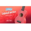  ML1CP Mahalo Set ukulele sopran finisaj roz Coral Pink, 3 pene, cu husa