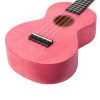 ML2CP Mahalo Set ukulele concert finisaj roz Coral Pink, 3 pene, cu husa