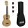 ML2SD Mahalo Set ukulele concert, finisaj crem Sand dune, 3 pene, cu husa